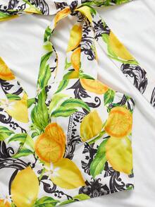 KARISMINA 女士两件套服装、女士度假服装、女士夏季服装、可爱夏季套装 - 黑與白 - 查看 4