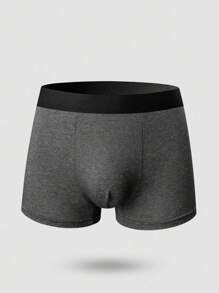 Manfinity Underwear&Sleepwear Basics 10条装 男士撞色腰带休闲平角内裤 - 彩色 - 查看 4