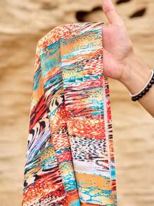 Zivah 新款春夏休闲度假日常通勤挂脖圆领无袖超宽松阔腿加长裤藏青白条纹女连体裤 - 彩色 - 查看 7