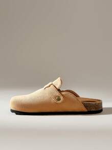 Solecia Women's Adjustable Strap Casual Flat Slide Sandals - Yellow - View 3