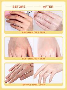 Slow Sunday Vitamin C Peeling Mask, Hand Mask Moisturizing, Exfoliating Wax Treatment For Soft, Smooth Skin, Nourishing, Peeling & Brightening, Tear-Off Hand Mask, Vitamin C, For Body & Hand & Foot, K Beauty, Cozy Fall & Winter Styles, Suitable For Autumn Winter, Y2K, For Halloweens, Party & Gifts, Thanksgiving & New Year, Thank You Gift, For Christmas,  Christmas Gifts