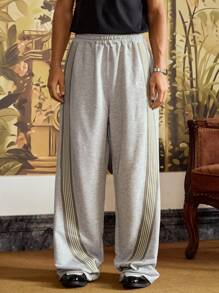 Manfinity VCAY Herren Loose Fit dünne graue Jogginghose, Lässig, bequem für Frühling und Sommer Outdoor Tragen