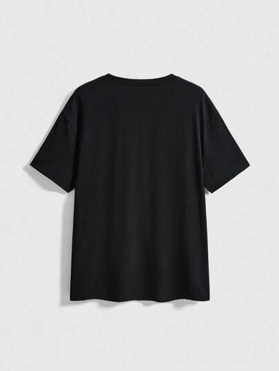 Goth Camiseta larga con estampado de ojo de serpiente y planta para mujeres de talla grande, estilo gótico