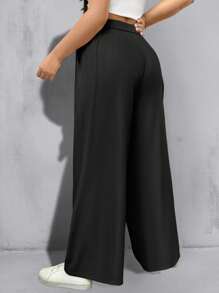 Auralis Pantalones anchos informales para mujer de talla grande, pantalones sueltos y cómodos de verano, para mujeres en el verano Abaya Rave