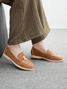CUCCOO BIZCHIC 女士时尚摩卡棕色休闲简约平底鞋，全新设计 - 摩卡棕 - 查看 5