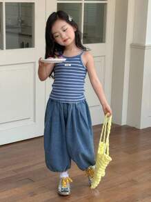 DAZY Young Girl' Casual Wide Leg Jeans