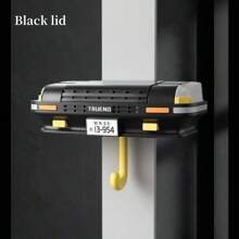 1pc A Stylish Plastic Keychain With A Hook. It Is An Easy-To-Install Wall-Mounted Key Hook With A Flipable Light, And Can Also Be Used As A Decorative Accessory (Light Does Not Illuminate).