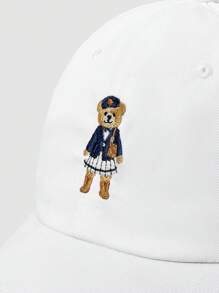 Briarwyn 时尚休闲百搭刺绣 Briaiwyn 棒球帽 - 白色 - 查看 4