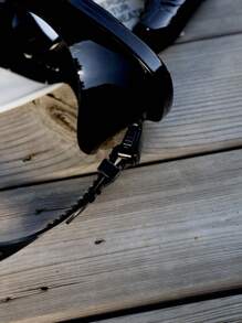 1pc Adults' Full Face Snorkeling Mask Panoramic Hd Swimming Mask, Fog-Proof Diving Goggles, Tempered Glass Dive Mask, With Nose Cover For Scuba Diving, Snorkeling, Swimming - Black - View 6