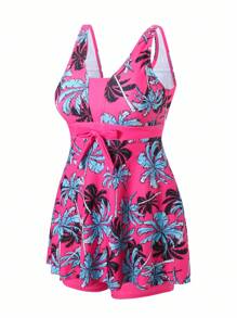 Swim Lushoire Tropische plantenprint tankiniset zomer