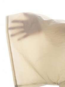 SHEIN 男童休闲立领半袖拉链上衣和短裤套装 - 卡其色 - 查看 8