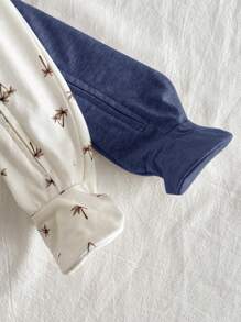 Loomiva Newborn Baby Girl Knit Soft Crew Neck Long Sleeve Romper And Pants 2Pcs Set Newborn Baby Clothes Baby Zipper Romper Gender Neutral Baby Clothes Baby Sleepwear Newborn Baby Clothes Unisex Baby Pajamas Graphic Fall Winter