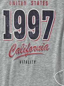 SHEIN Youth Casual Scoop Neck Multicolor Tee With Regular Fit And Asymmetrical Design Teen Girl Clothes Teen Girls T Shirts Crop Vintage T Shirts 90s Clothes Girls Summer Clothes Teen