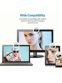 SHEIN 1pc USB Rechargeable Selfie Ring Light LED With 3 Brightness Modes, Comes With USB Charging Cable, Suitable For Selfie Ring Light Supplementary Lighting Night Dark Selfie Enhanced Mobile Phone Photography, Portable Fill Light For Live Streaming