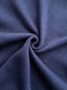 SHEIN Teenage Girl Oversized Crew Neck Casual Bear Graphic Long Sleeve Pullover Sweater In Blue, Red, White, Thermal, Fashionable Streetwear, Loose, Suitable For School, Sports, College, Vintage,In Fall/Winter