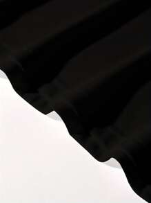 Manfinity Dauomo Men's Casual Street Fashion Black Loose Fit T-Shirt With Pigeon & Letter Print, Summer