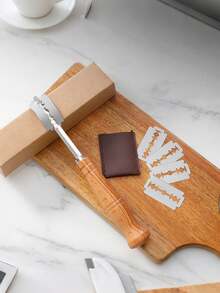 Cross-Border Baking Tools Stainless Steel Bread Cutting Knife Method Stick Bread Repairing Knife Beech Handle Bread Cutter - Multicolor - View 2