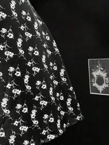 EgrlEra 女式性感修身碎花细肩带迷你连衣裙 - 彩色 - 查看 4