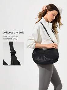 GLOWMODE Shine On 6L 缎面拉链口袋防水内衬单肩斜挎包钱包日常休闲装