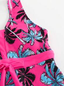 Swim Lushoire Tropische plantenprint tankiniset zomer