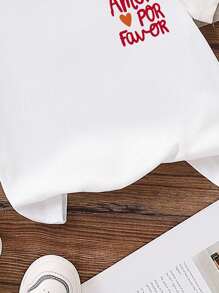 T-shirt décontracté à manches courtes et col rond, simple, pour bébé fille, convenant pour l'été