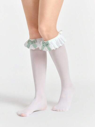 Kawaii Women's Simple & Practical Multi-Purpose Knee-High Socks