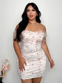 Firerie Plus Size Women's Elegant Simple Blue Halter Cut-Out Waist Flared Maxi Dress, Suitable For Beach, Photo-Shoot, Casual Outings In Summer - Blue - View 4