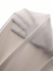 MaterniChic 春季郊游、夏季泳装、度假、复活节、波西米亚风、海滩、热门户外婚礼季、宴会、成人礼、海滩、海滨女士高端婚礼纯色不对称领口连衣裙、孕妇装 - 白色 - 查看 8