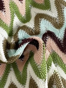 Swim Vcay Women's 2pcs Vacation Beach Contrast Color Tie-Up Halter Neck Bikini Set, Summer