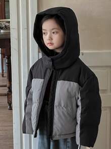 Dazy Kids Girls Padded Coat, Fall - Multicolor - View 6