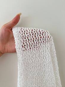 Sunnyshic 时尚轻薄开衫，适合夏日海滩度假 - 白色 - 查看 8