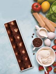 Molde rectangular para pastel, olla de tarta de queso Tiramisu de acero inoxidable con marco desmontable para hornear pastel, pastel de queso, mousses - Multicolor - Ver 6