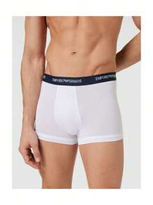 Emporio Armani TRUNKS - Xanh và trắng - Xem 3