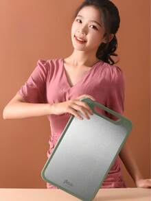 厂家批发双面不锈钢304塑料菜板两用多功能大号粘板“面板” - 粉色 - 查看 2