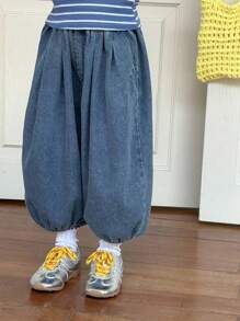 DAZY Young Girl' Casual Wide Leg Jeans