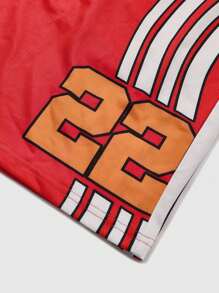 Manfinity Roghcode 男士短袖套装，短袖 T 恤搭配短裤套装，休闲装，适合年轻休闲、通勤、返校、运动，送给丈夫或男朋友的绝佳礼物，男女通用情侣套装 - 彩色 - 查看 3