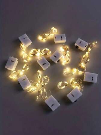 1/5/10 Pcs/Pack 1M Led Copper Wire Light String Bouquet Decoration Atmosphere Colorful Light Strip Small Light String, Flowers, Gift Decoration Light String!