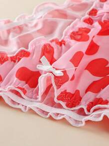 Slumberry CURVE 3条装加大码心形印花蝴蝶结装饰内裤 - 彩色 - 查看 5