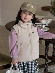 Dazy Kids 小女孩无袖背心 - 杏色 - 查看 6