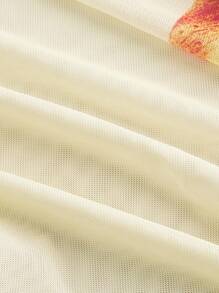 Swim Oasis 夏日海岛度假辣妹百合印花比基尼及短裙高级套装 - 彩色 - 查看 10