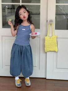 DAZY Young Girl' Casual Wide Leg Jeans