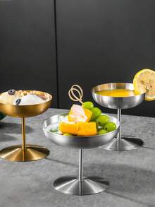 A Stainless Steel Dessert Cup With Large Capacity Ice Cream, Afternoon Tea, Coffee Bar Cocktail Goblet