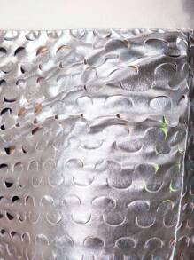 FeverCity 大码男士时尚金属效果镂空修身短裤