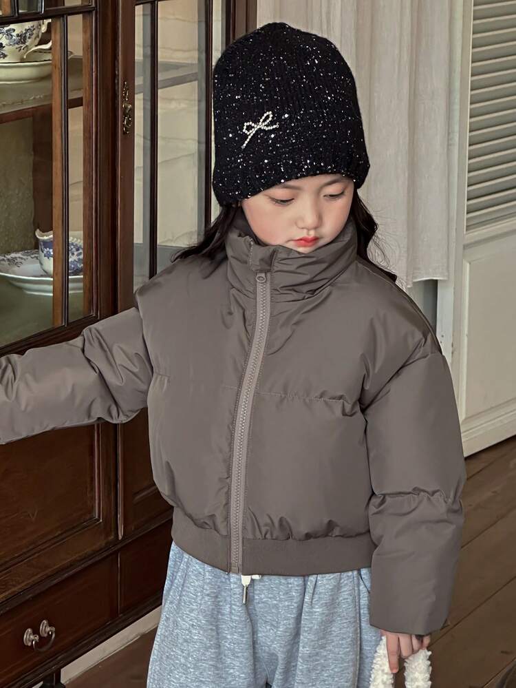Young Girls Padded Coat, Autumn