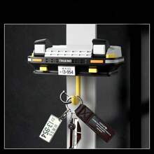 1pc A Stylish Plastic Keychain With A Hook. It Is An Easy-To-Install Wall-Mounted Key Hook With A Flipable Light, And Can Also Be Used As A Decorative Accessory (Light Does Not Illuminate).