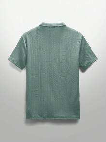 NEON BLANC Camisa polo masculina casual de malha de manga curta, estilo streetwear, adequada para o verão