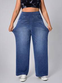 Flexra Plus Size Light Wash Soft Stretch Denim Jeans