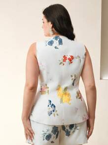 Anewsta Plus Size Commuter Elegant Casual Spring New Model Blazer Winter Fall Autumn - White - View 2