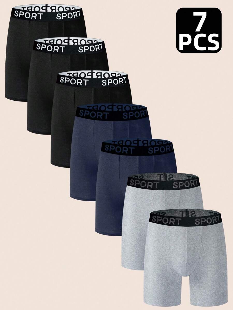SHEIN 7pcs/Pack Men's Breathable Soft & Comfortable Briefs  Multipack Underwear - Multicolor - View 1