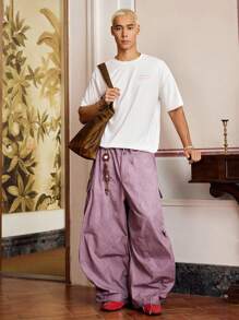 SWAVVY Men's Fun Graphic T-Shirt With 3D Balloon Flower Pattern Printing, Easy And Casual Party Wear, Round Neck Short-Sleeved T-Shirt